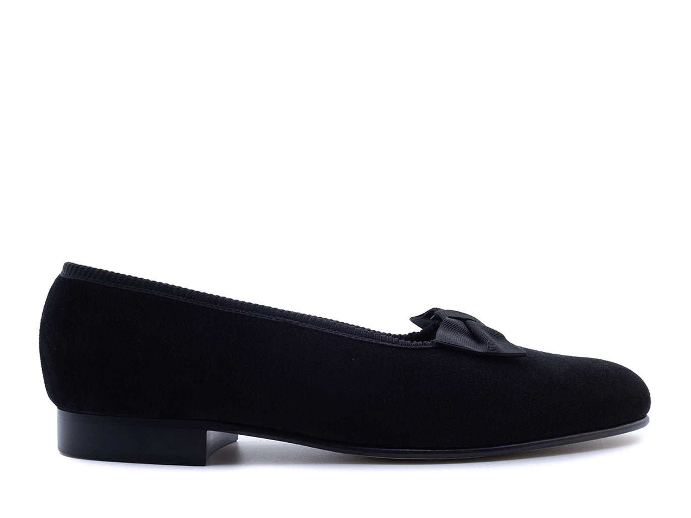 Opera Pump Black Suede – Double Monk