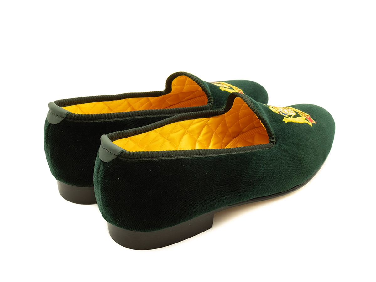 Velvet Slipper Green Australia Coat of Arms