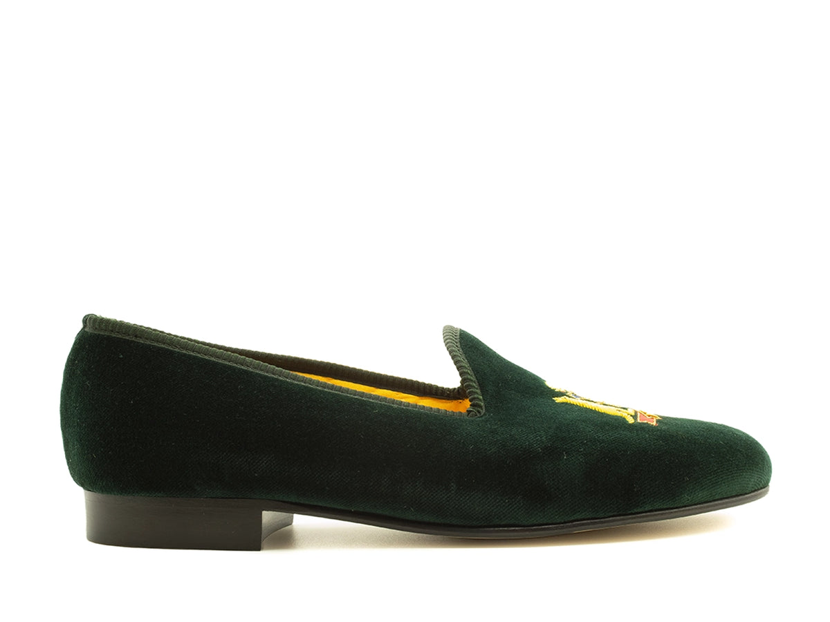 Velvet Slipper Green Australia Coat of Arms