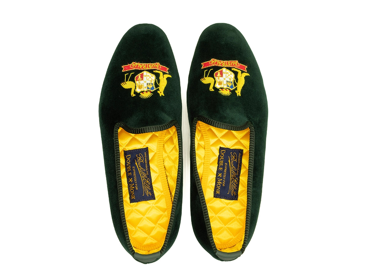 Velvet Slipper Green Australia Coat of Arms