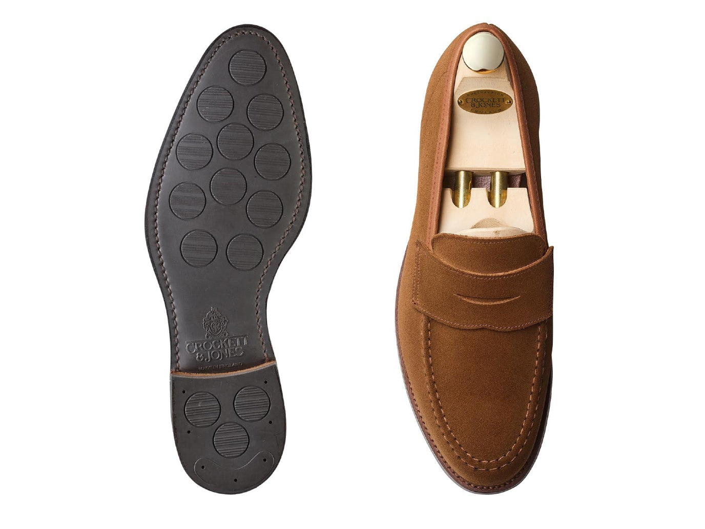 Crockett & Jones CHERTSEY 8E SNUFF SUEDE