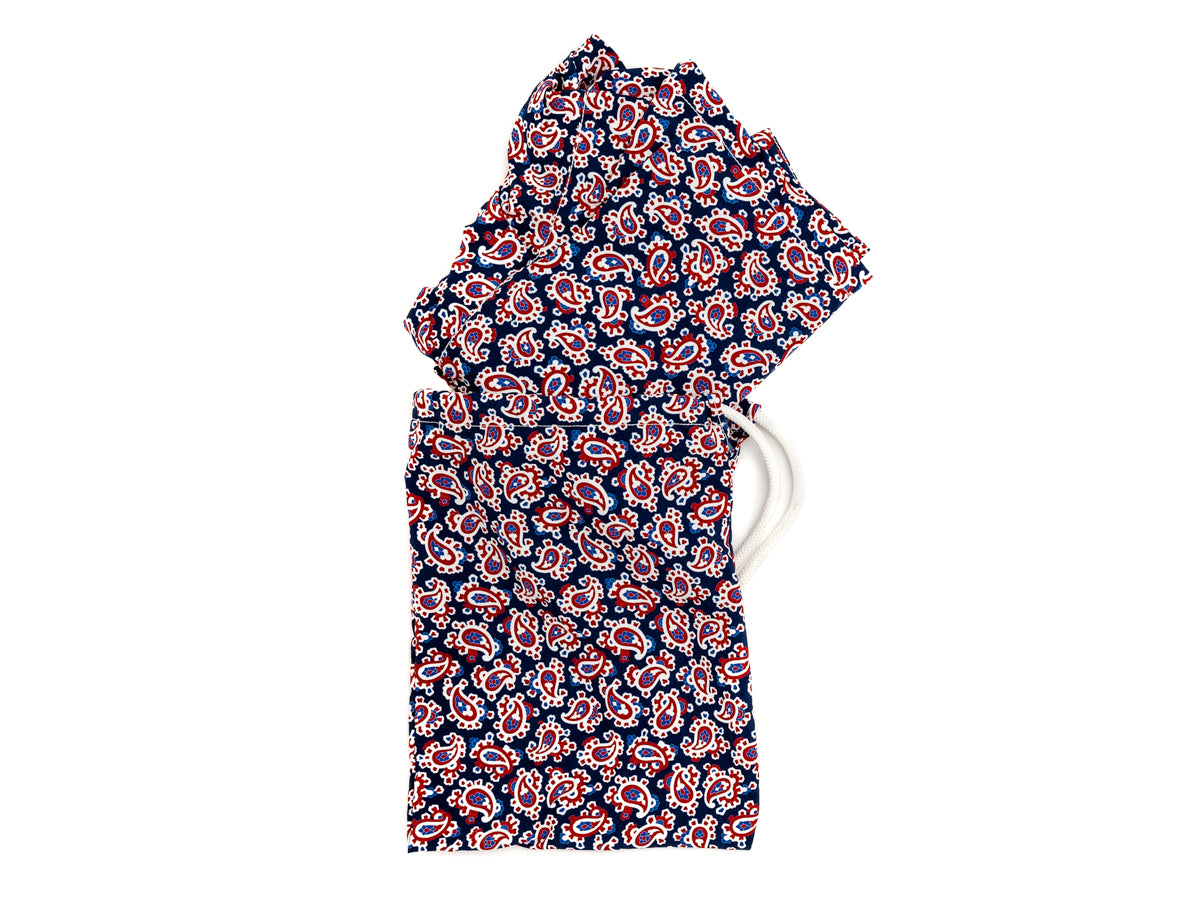 Swimming Trunks Paisley Navy