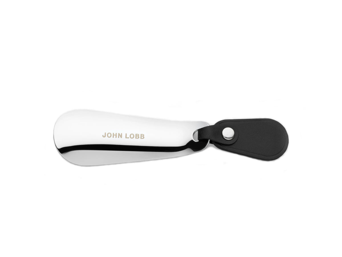 Travel Metal Shoe Horn Black