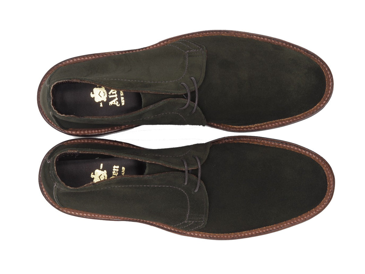 Unlined Chukka Boot Hunting Green Suede