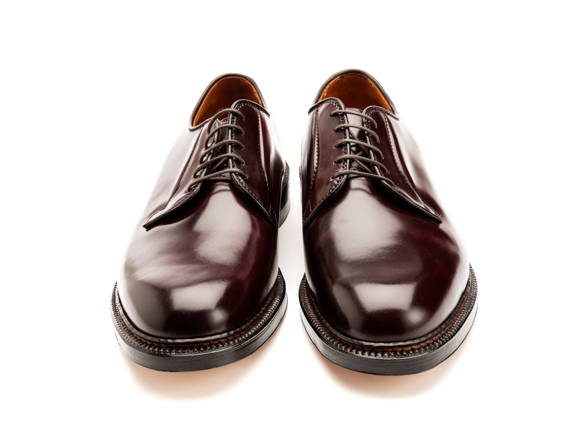 Plain Toe Blucher Color 8 Shell Cordovan