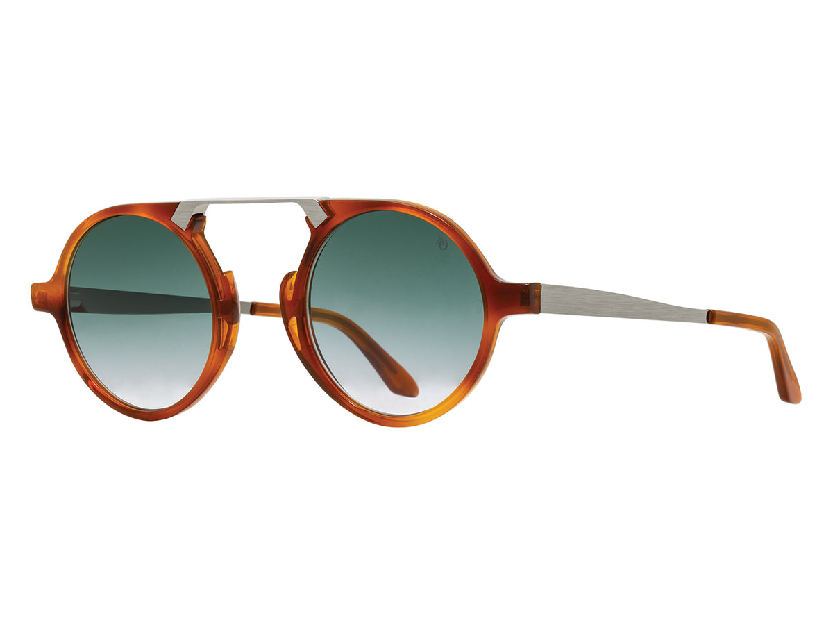 Oxford Havana & Gunmetal Green Gradient Nylon Lens