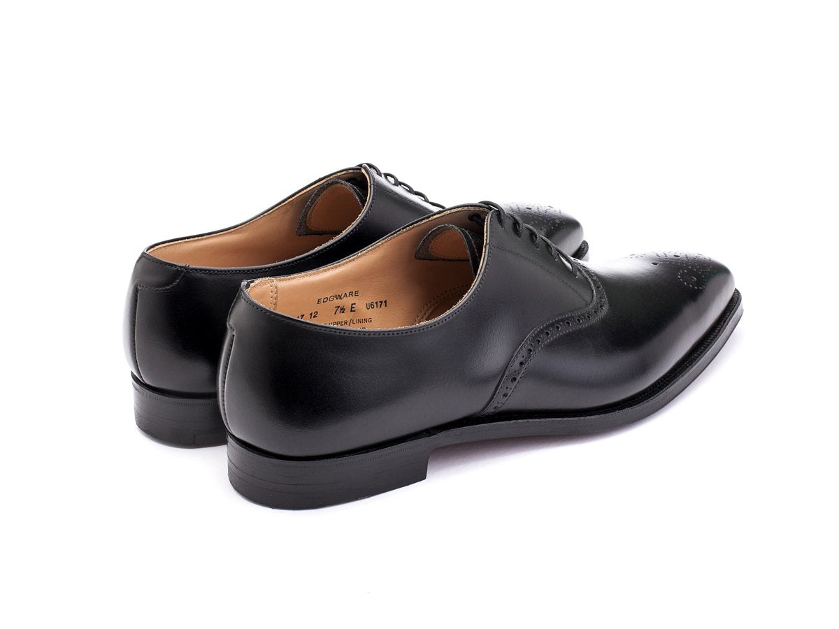 Edgware Black Calf – Double Monk