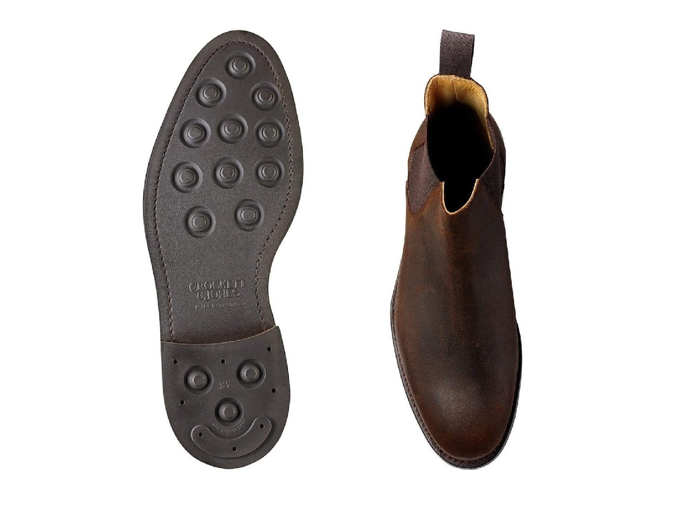 Crockett Jones Chelsea Dark Brown Rough-Out Suede [PRE-ORDER