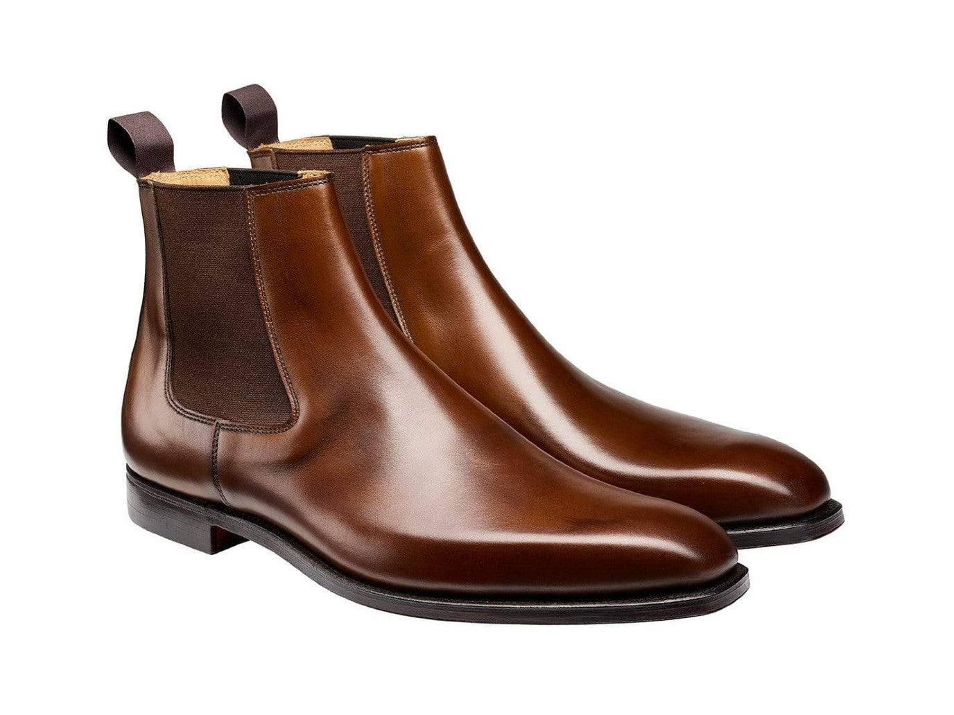 Crockett & Jones Lingfield Dark Brown Burnished Calf – Double Monk