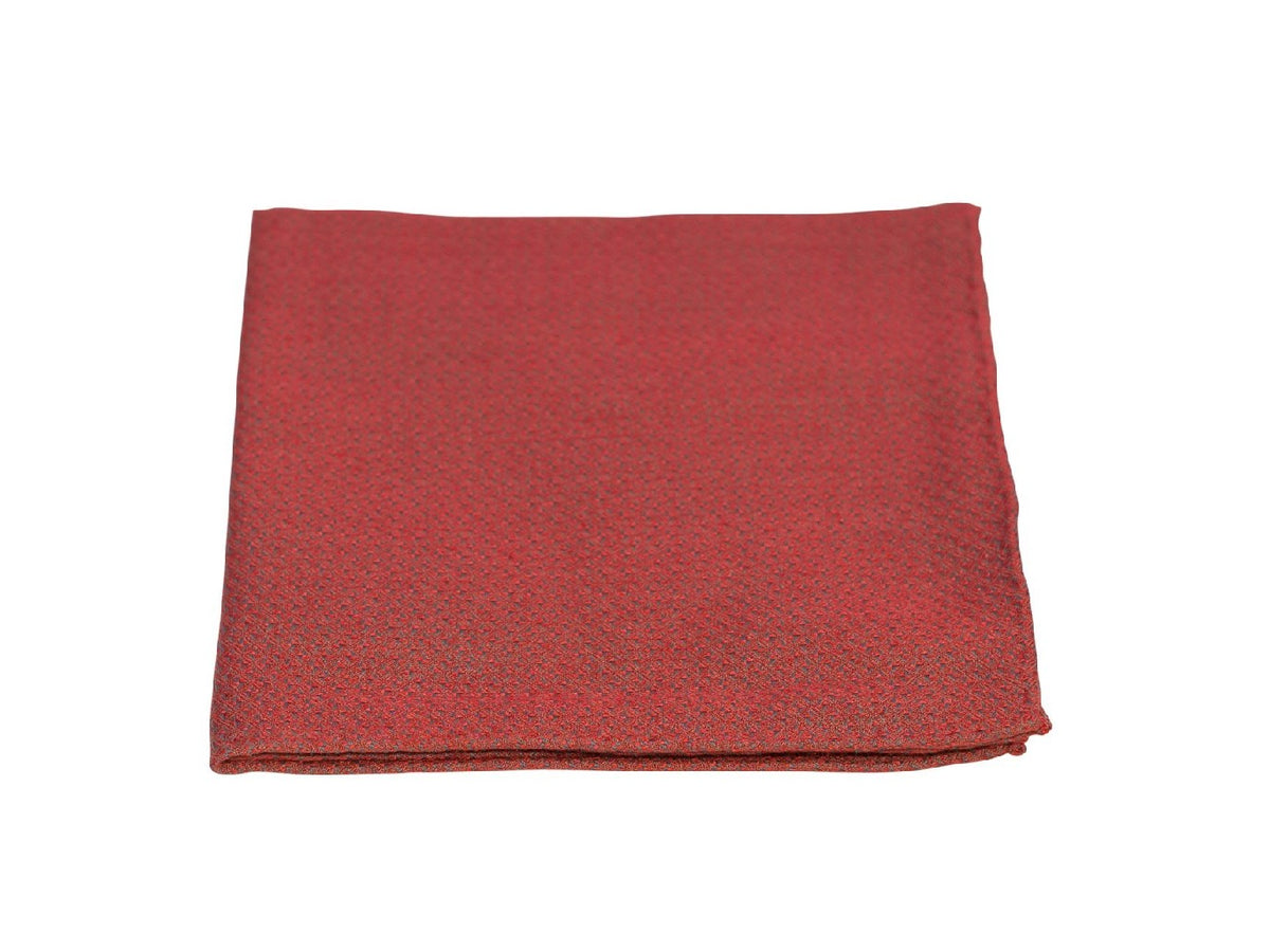 Red Diams Pocket Square
