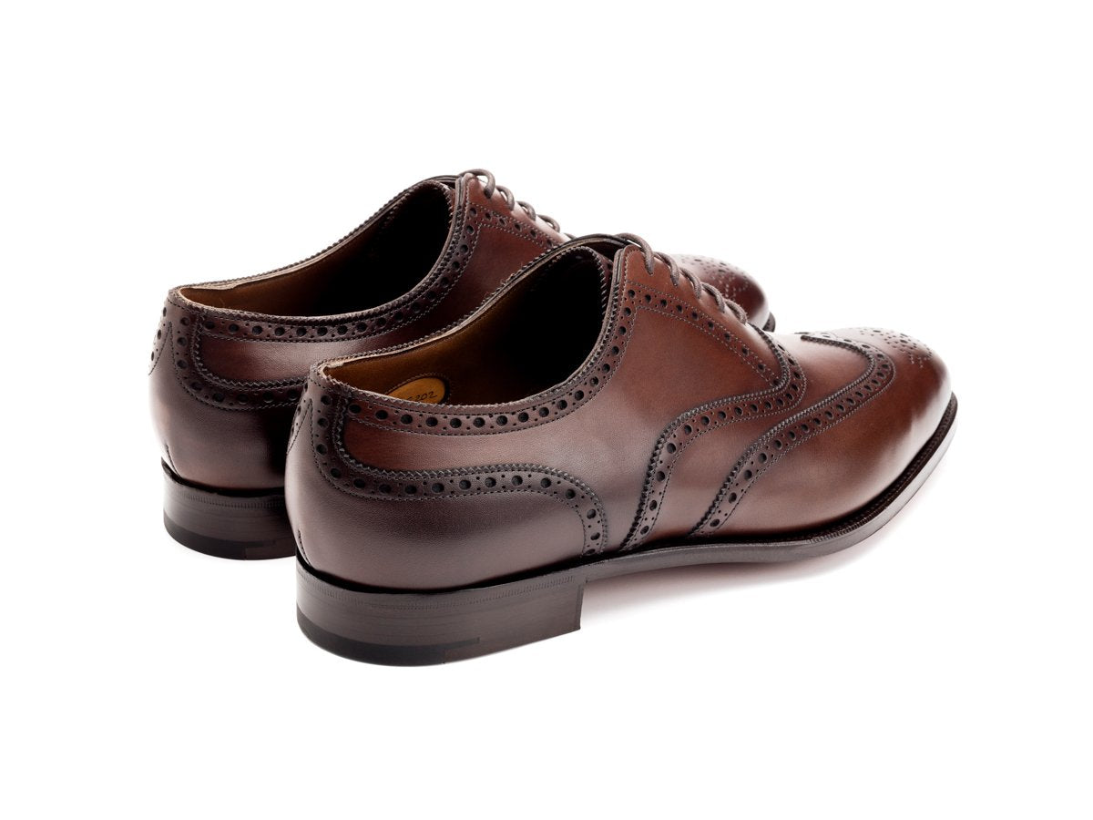 Malvern Dark Oak Antique Calf – Double Monk