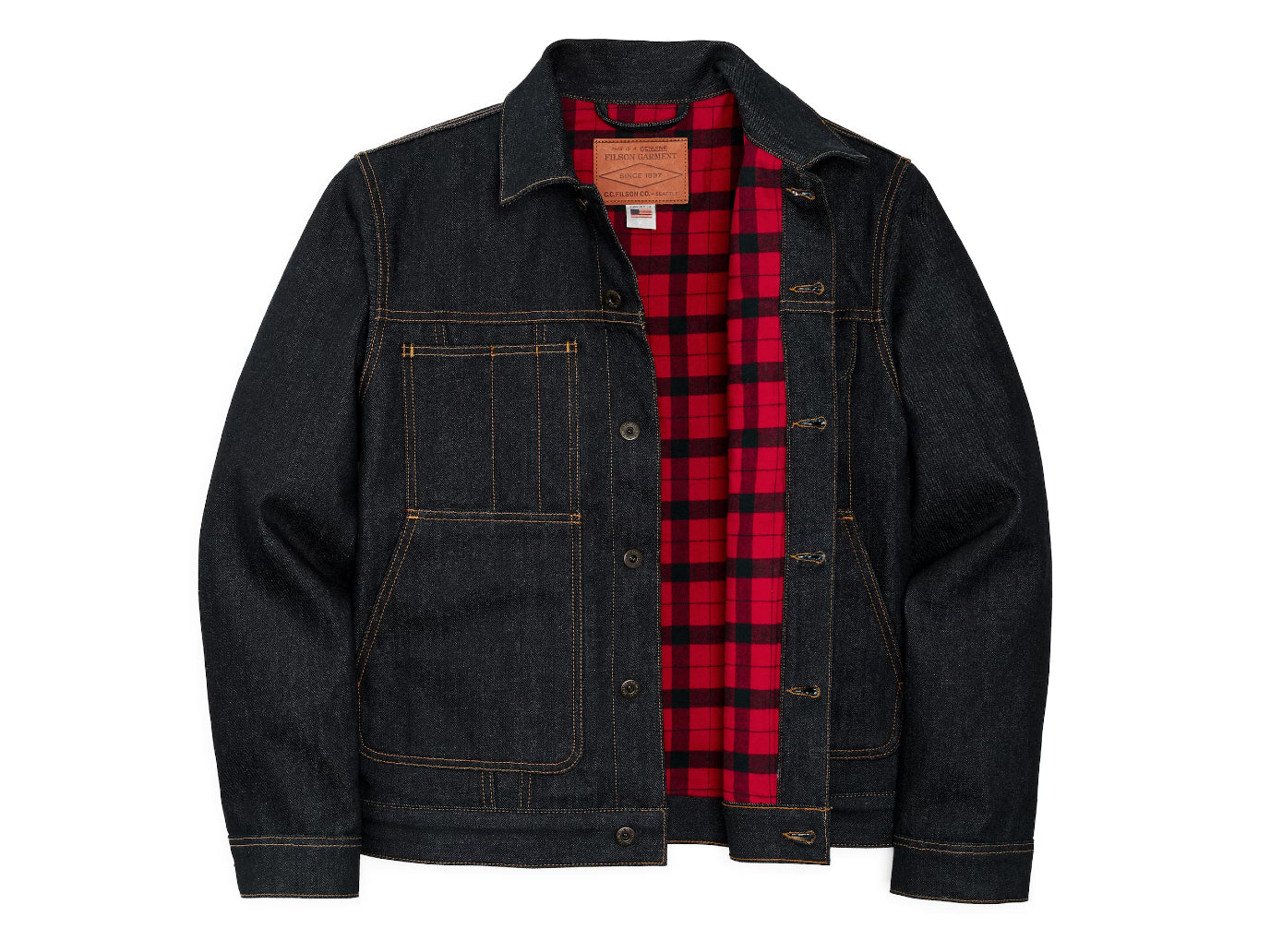 Lined Denim Short Cruiser Raw Indigo – Double Monk