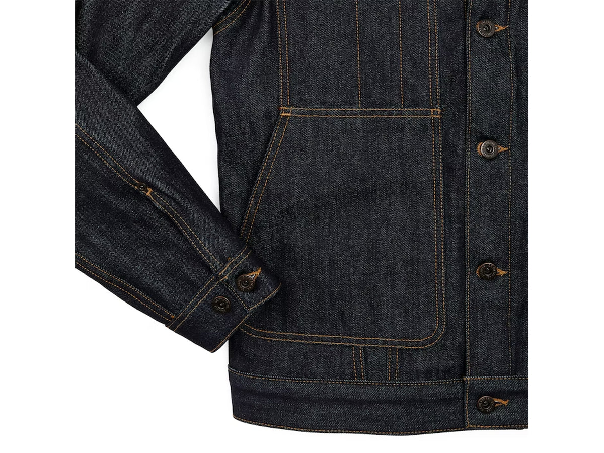 Lined Denim Short Cruiser Raw Indigo
