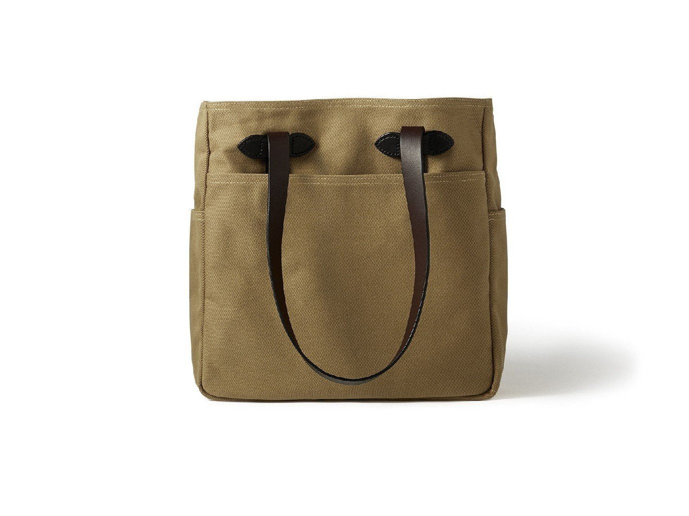 Tote Bag Without Zipper Tan – Double Monk - Main Image