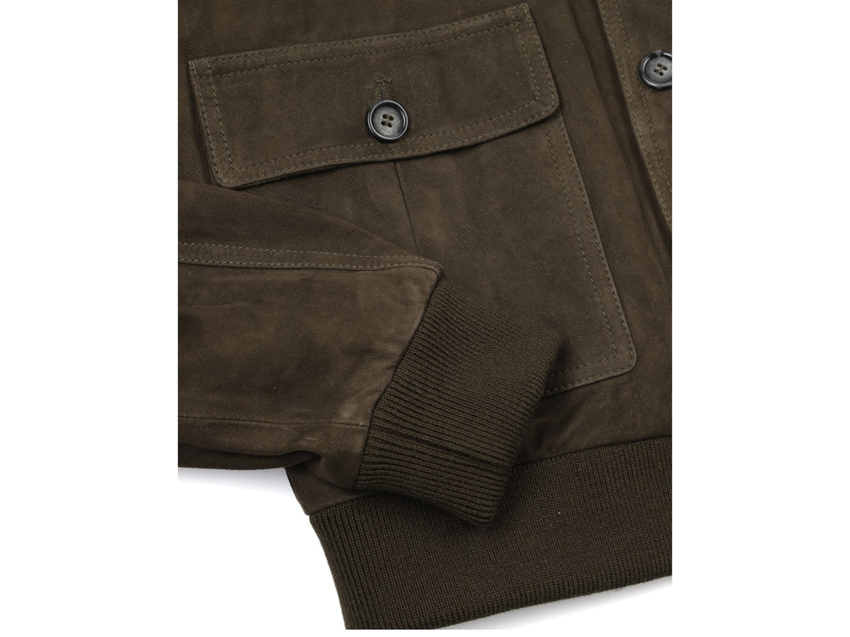 Valstarino Lined Vintage Green Suede