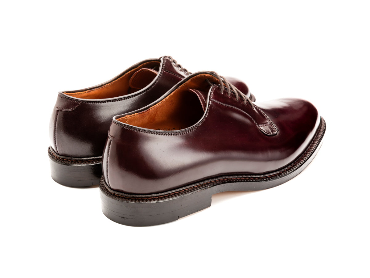 Plain Toe Blucher Color Shell Cordovan E-width - Main Image