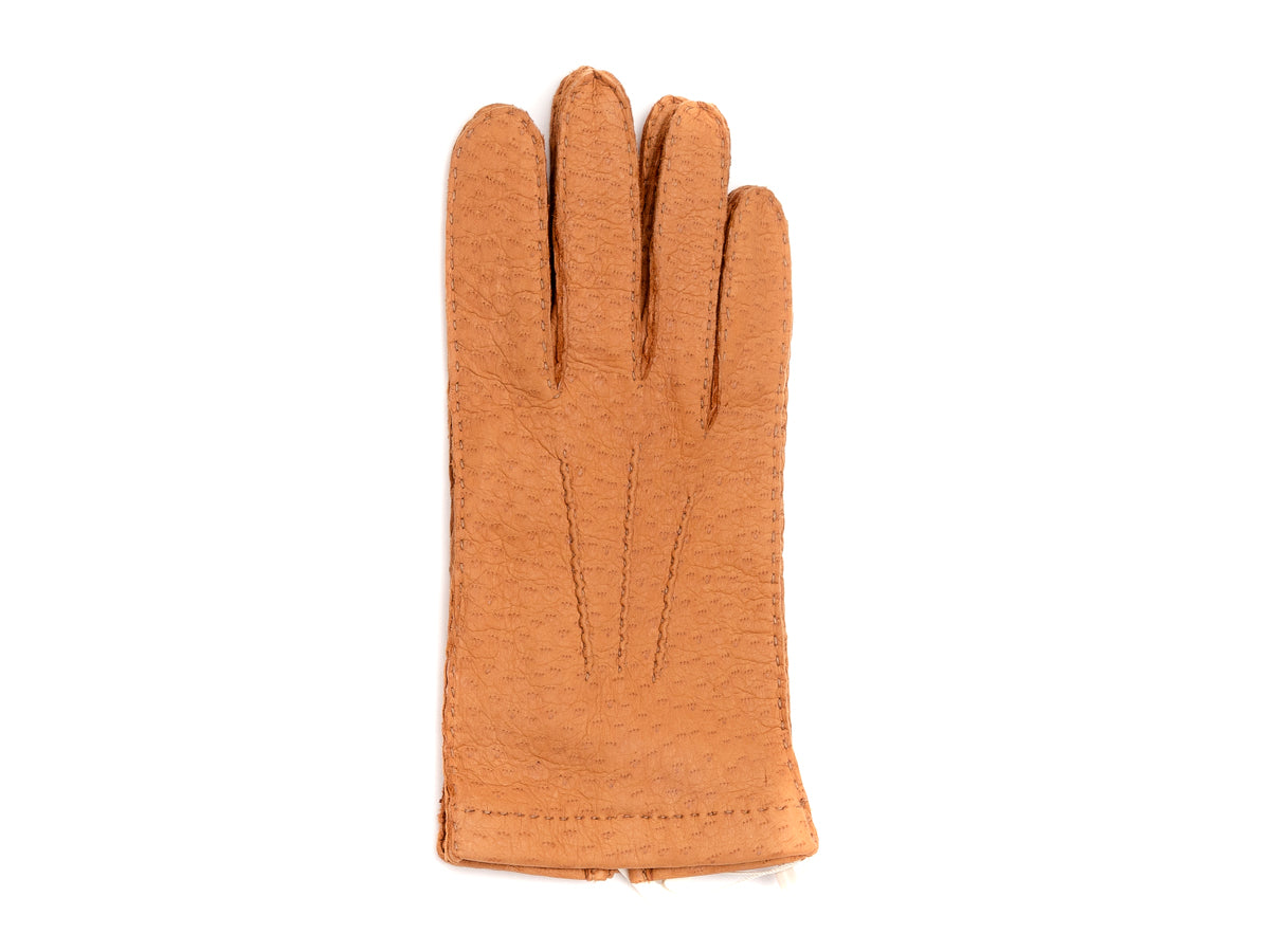 Merola - Black Real Peccary Unlined Gloves (restock), 8