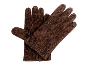 Unlined Carpincho Gloves Dark Brown