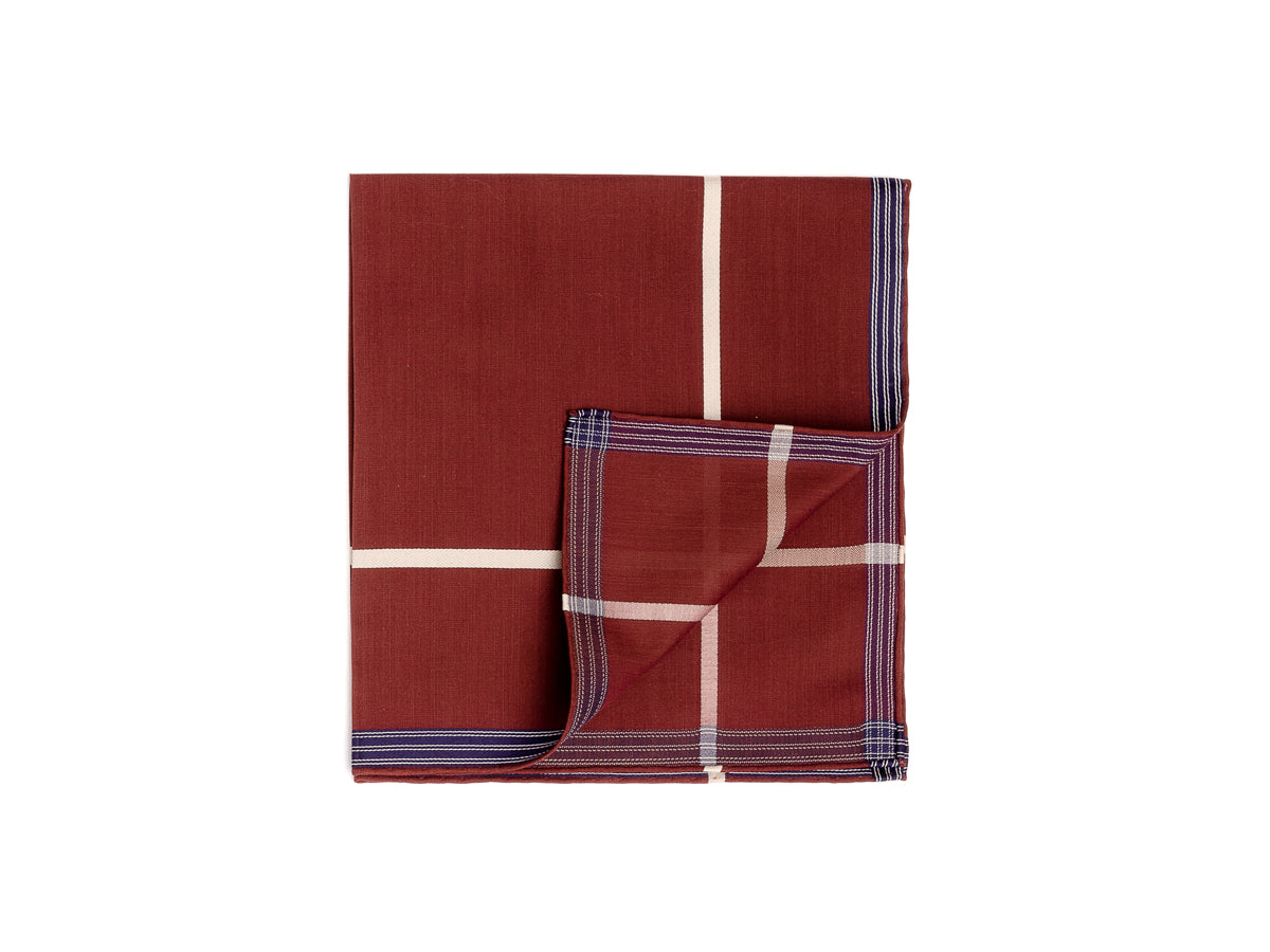 Burgundy Socotra Pocket Square