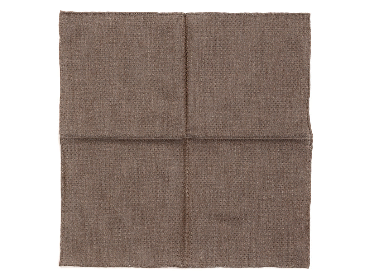 Brown Diams Pocket Square