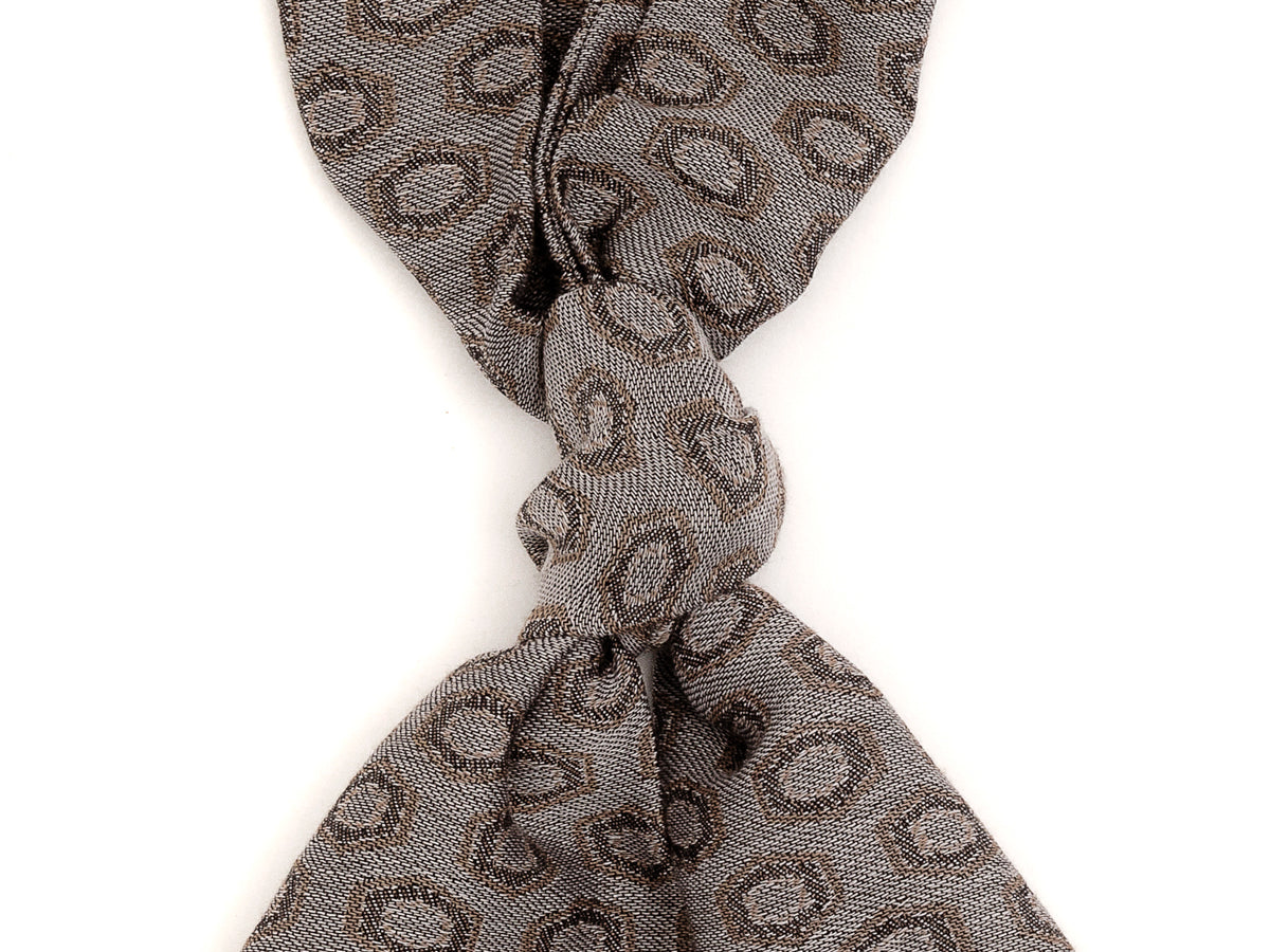 Silk Wool Ascot Grey