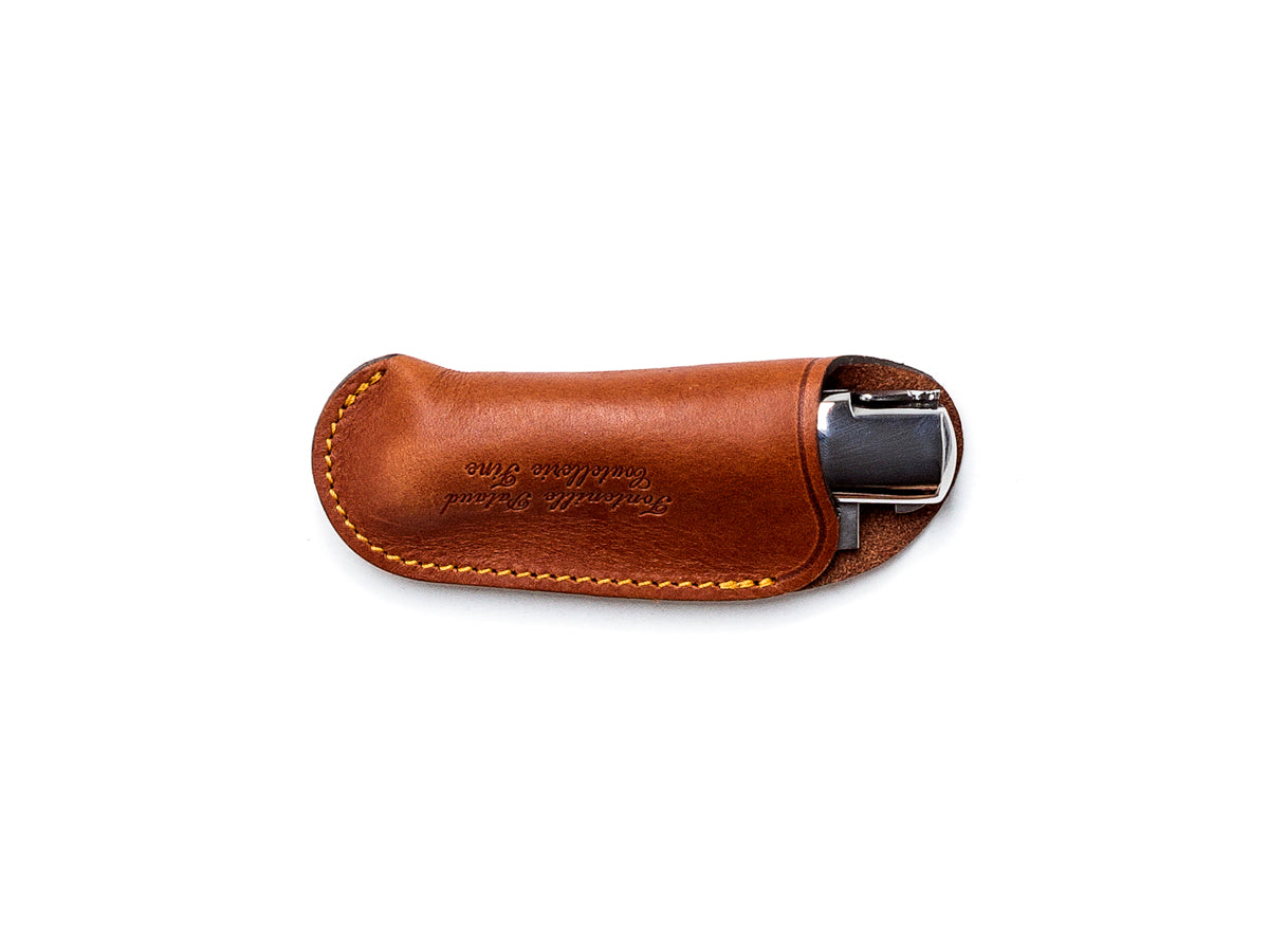 Leather Pouch for Gentleman Brown