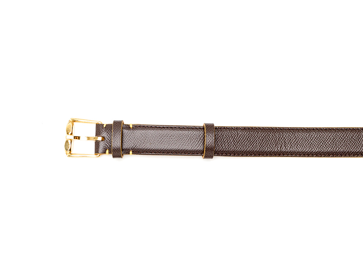 Slim brown belt online