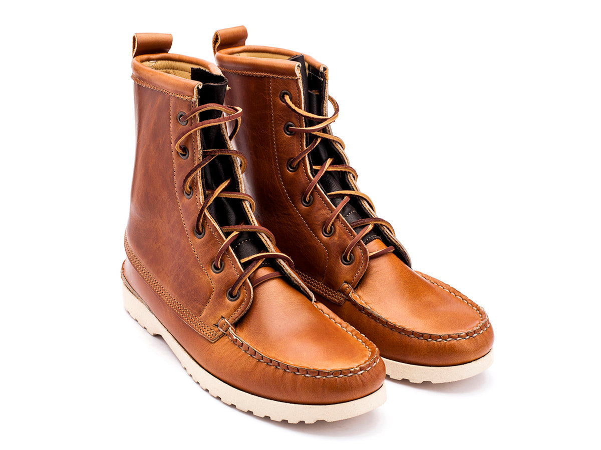 Grizzly Boot Burnt Brown Cavalier – Double Monk