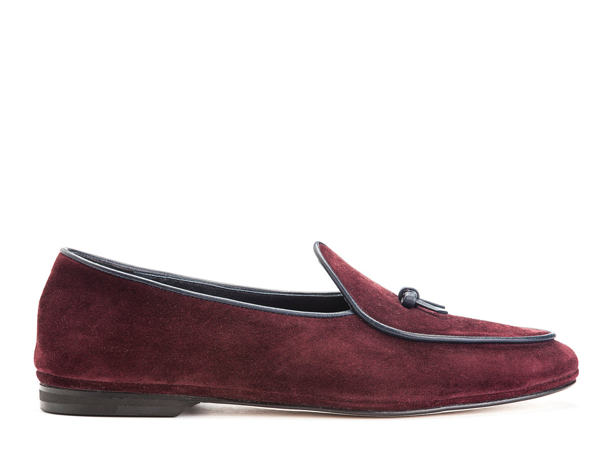 Marphy Loafer Red Velour – Double Monk display picture 2