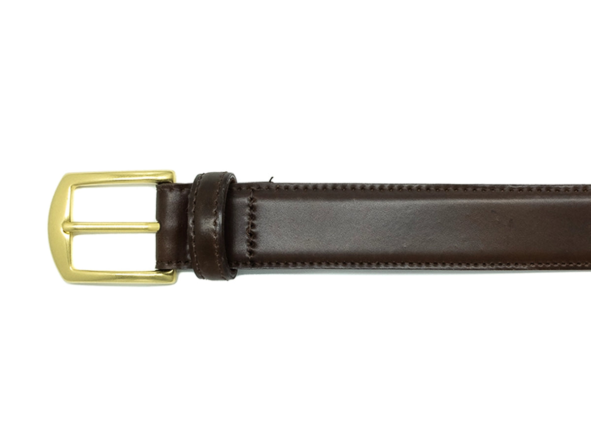 Belt Cigar Cordovan Brass Buckle