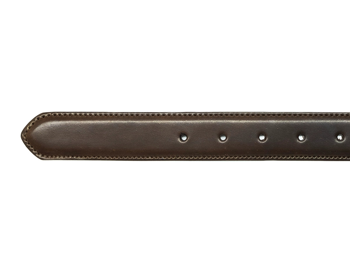 Belt Cigar Cordovan Brass Buckle