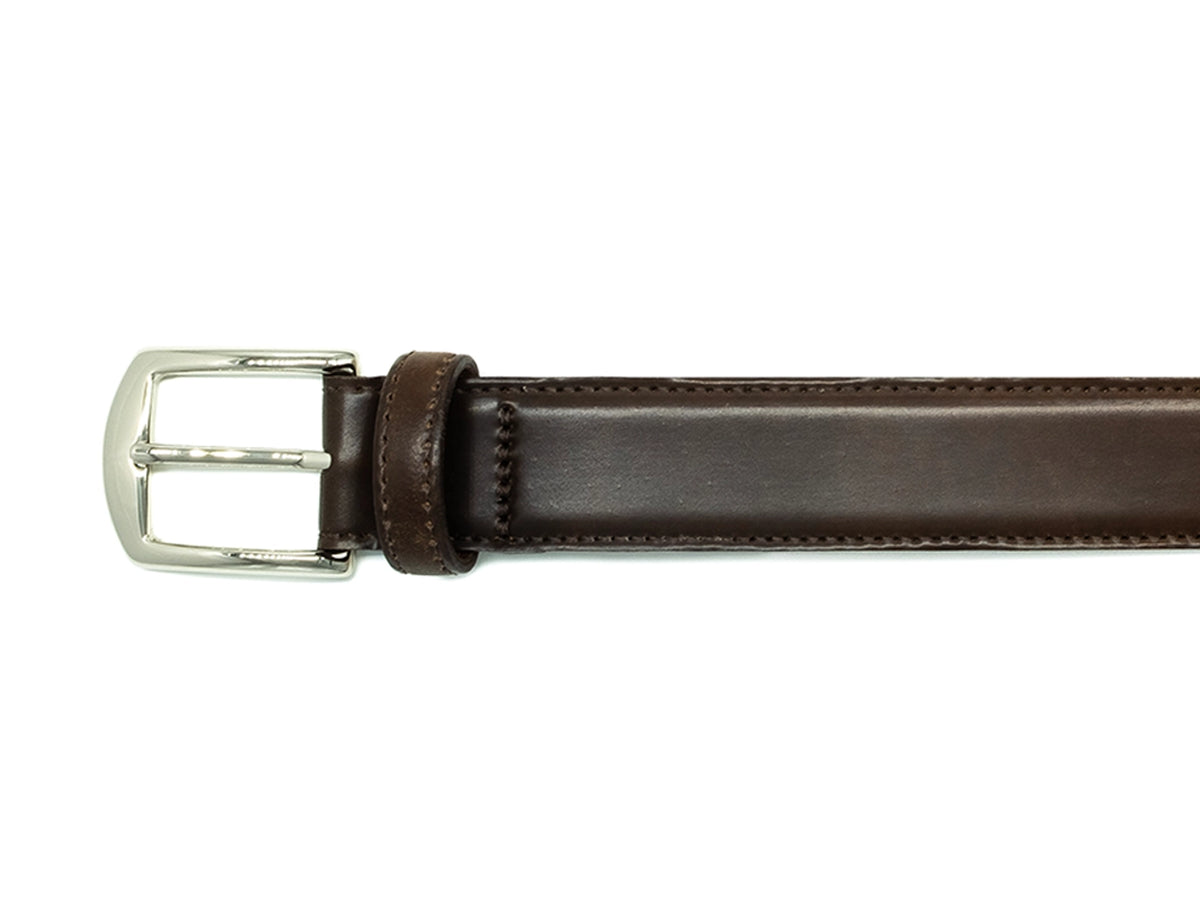 Belt Cigar Cordovan Nickel Buckle
