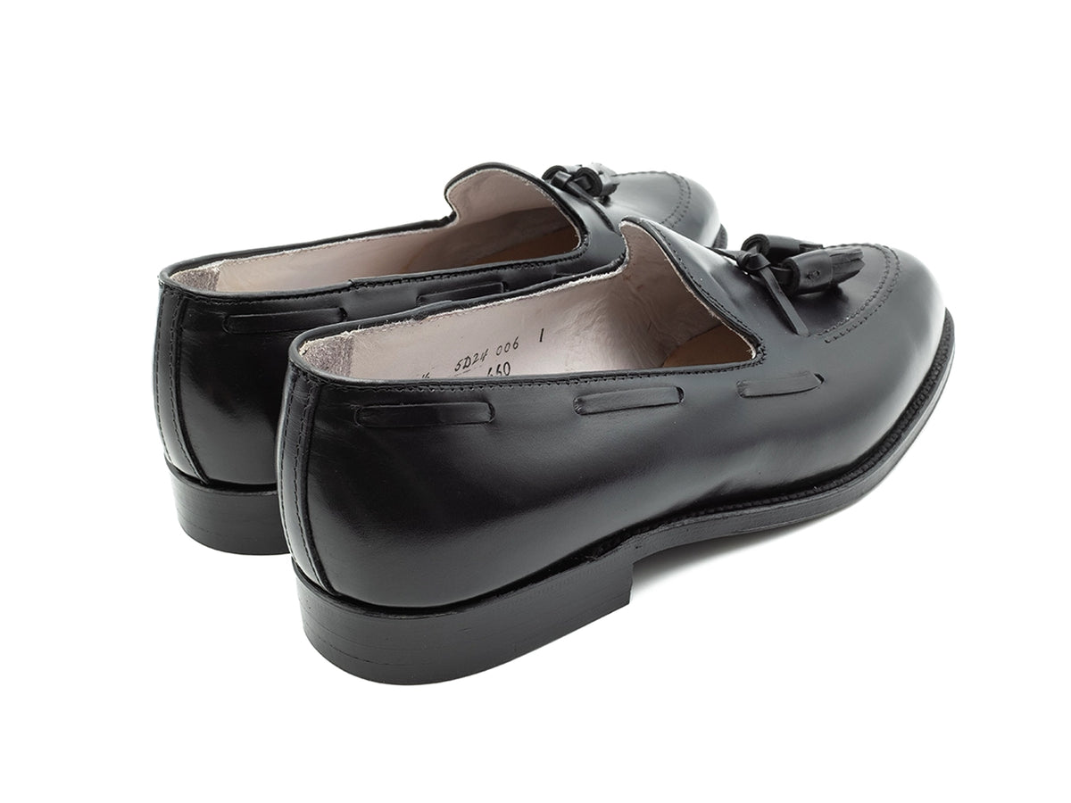 Tassel Moccasin Black Calf