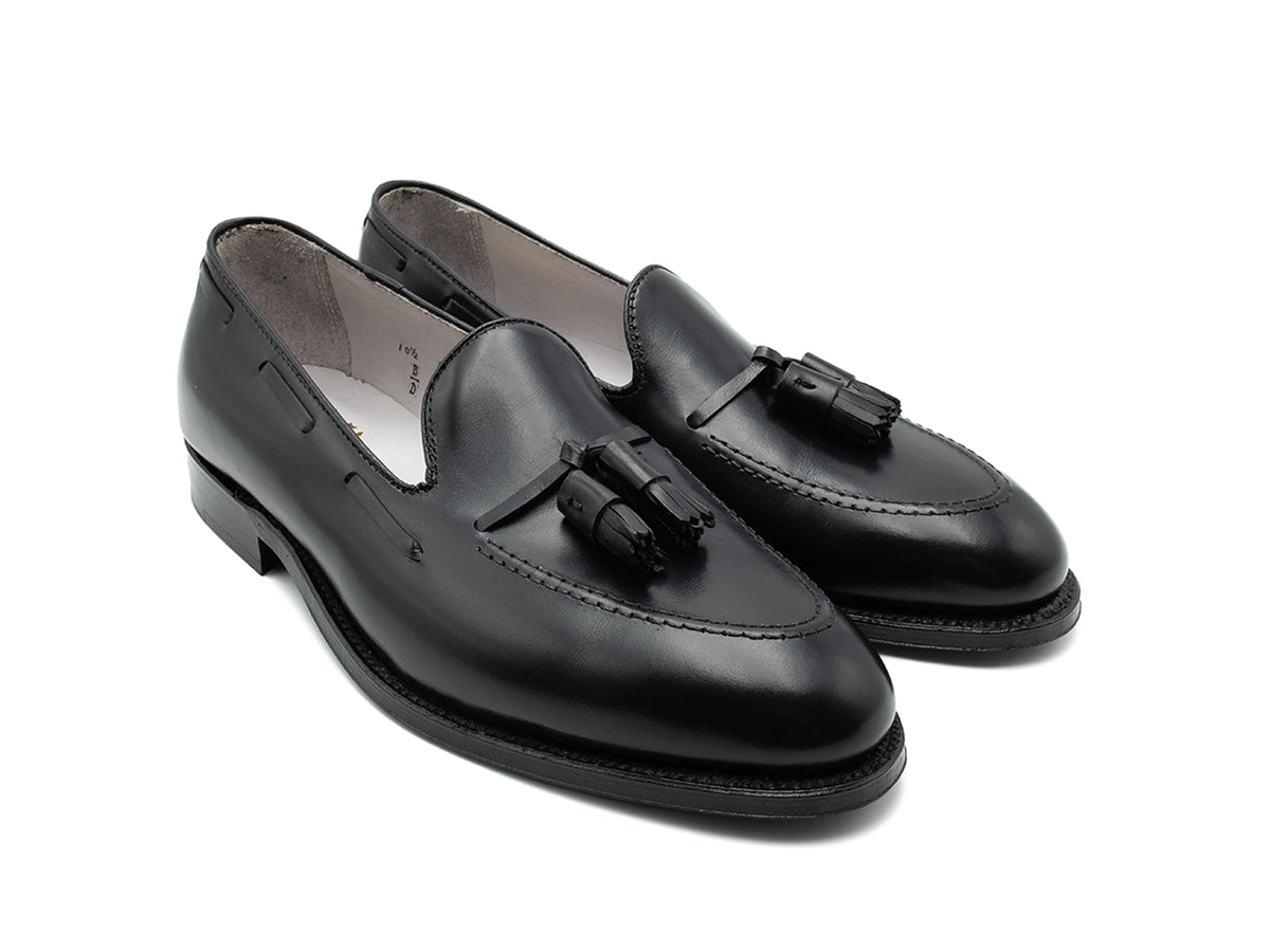Tassel Moccasin Black Calf