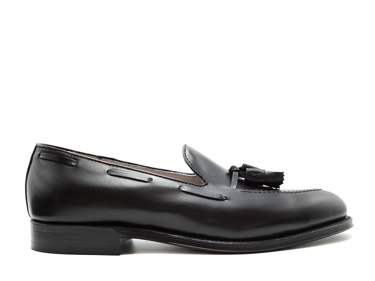 Tassel Moccasin Black Calf