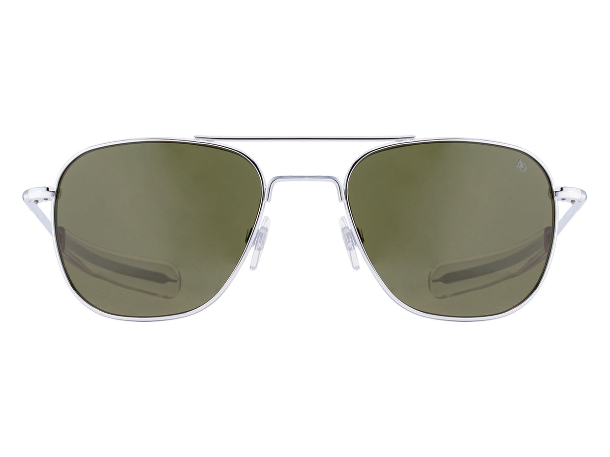 Original Pilot Silver Green Glass Lens