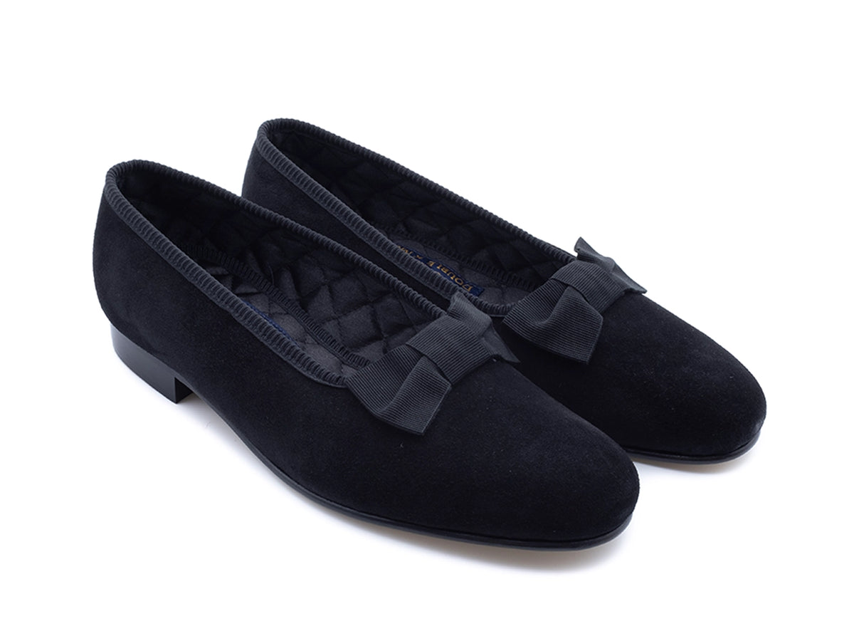 Opera Pump Black Suede