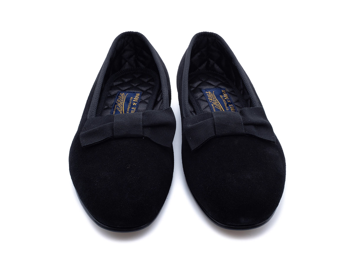 Opera Pump Black Suede