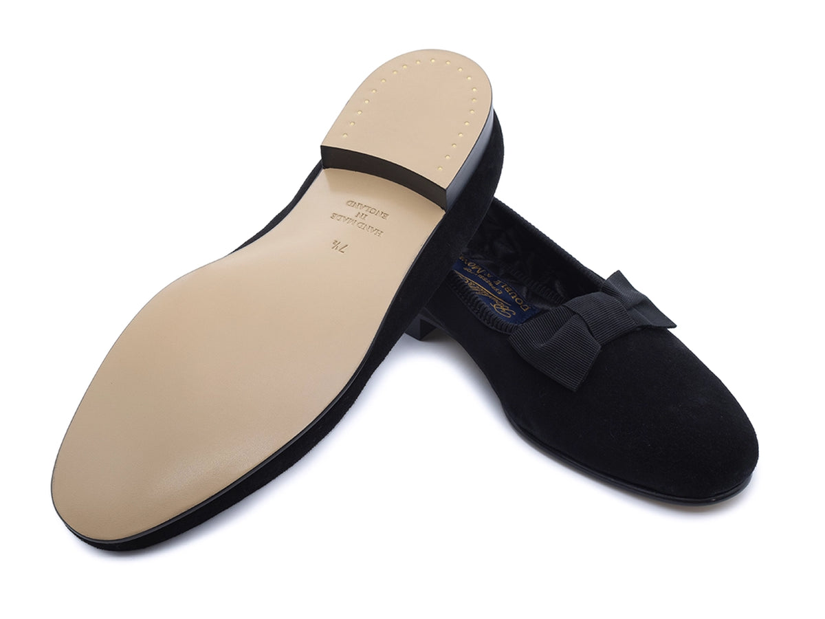 Opera Pump Black Suede