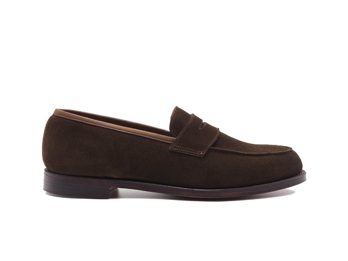 Kirribilli Dark Brown Calf Suede