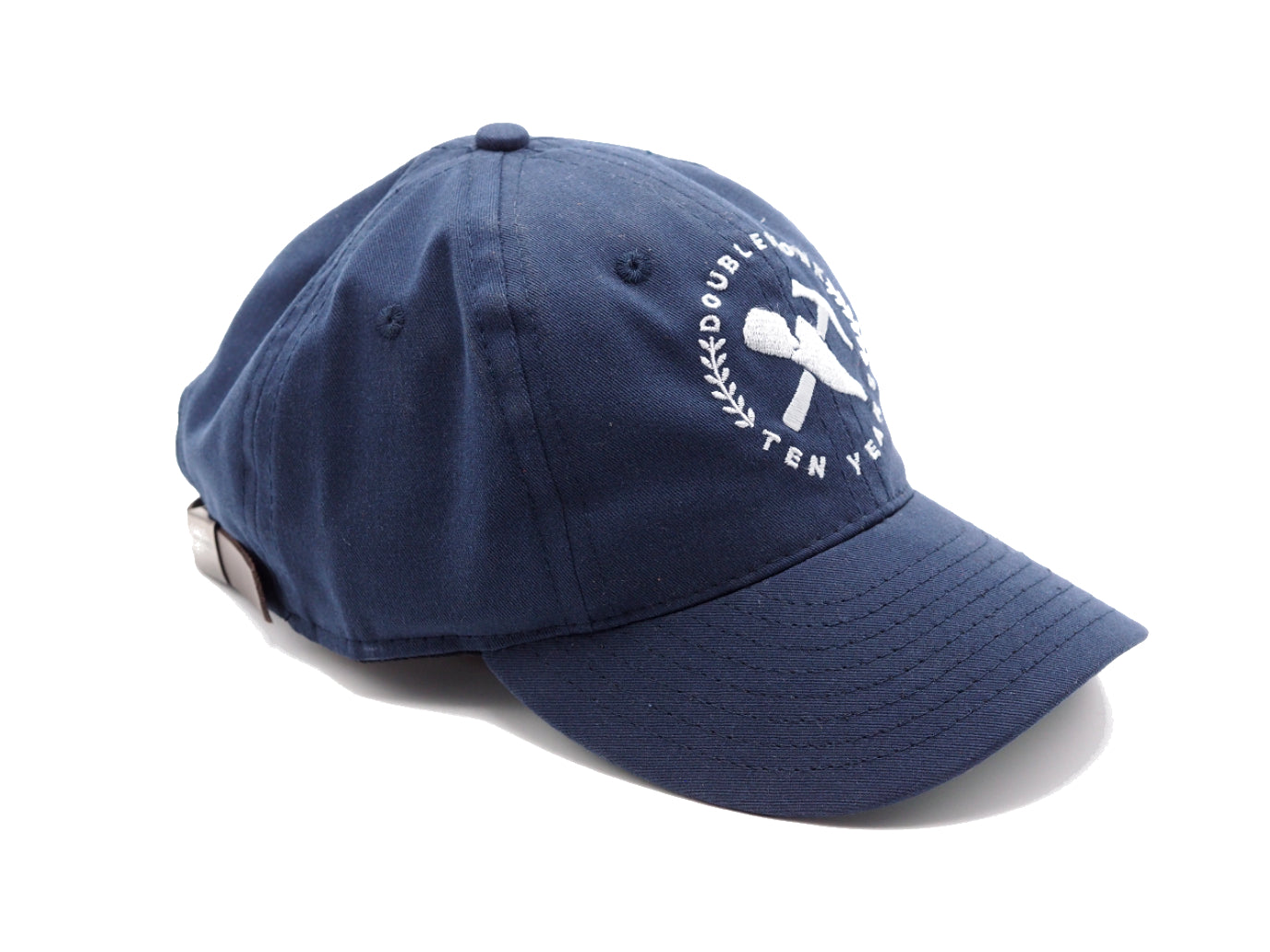 Double Monk Anniversary Cap Navy Silver
