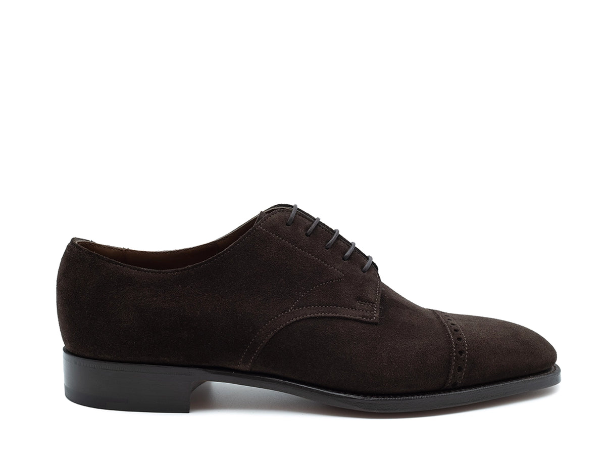 Elmsley Espresso Suede