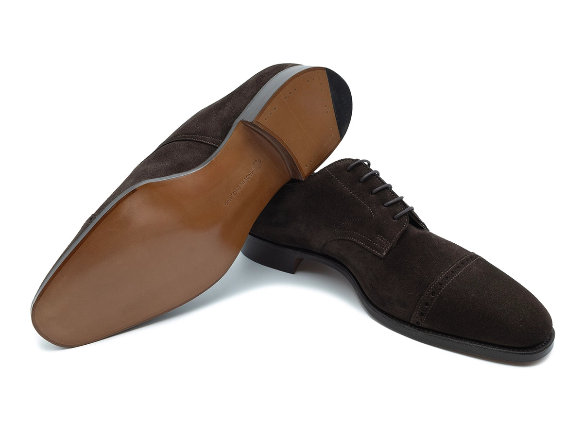 Elmsley Espresso Suede