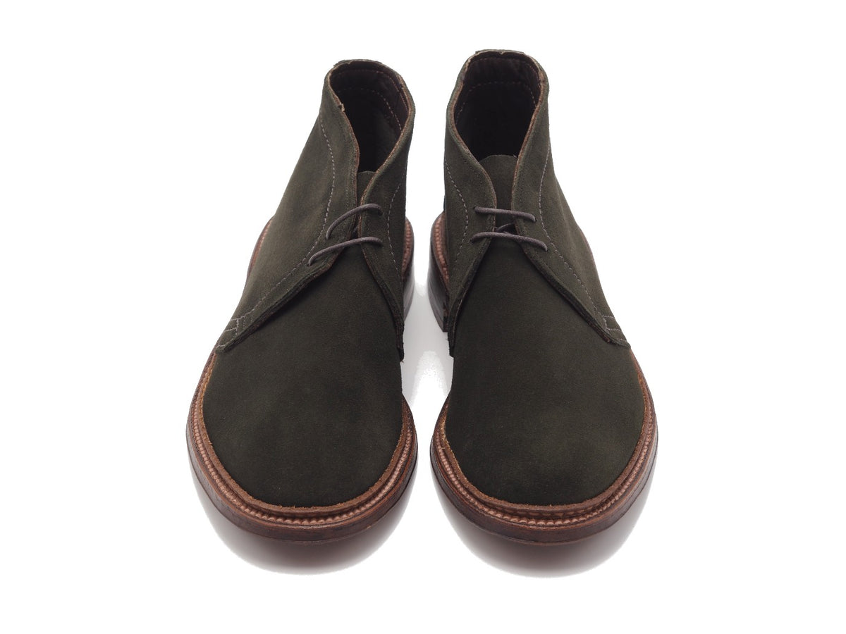 Unlined Chukka Boot Hunting Green Suede