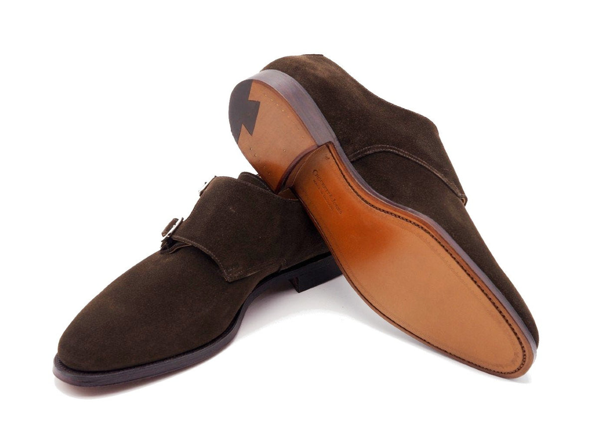 Melbourne Dark Brown Calf Suede