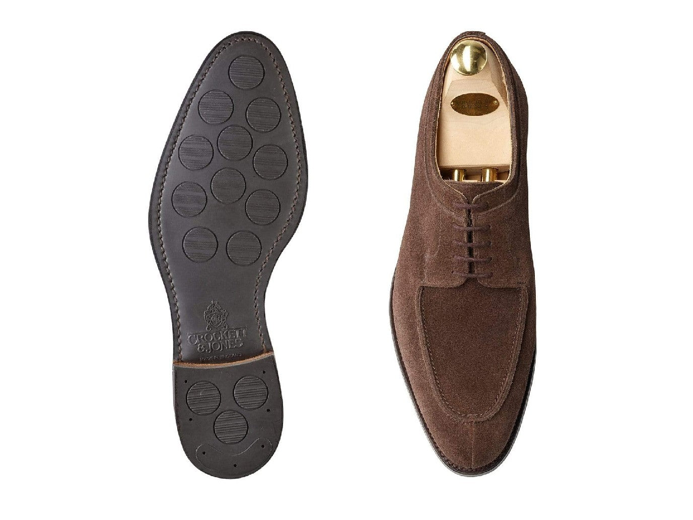 Crockett & Jones Hardwick Dark Brown Suede [PRE-ORDER] – Double Monk