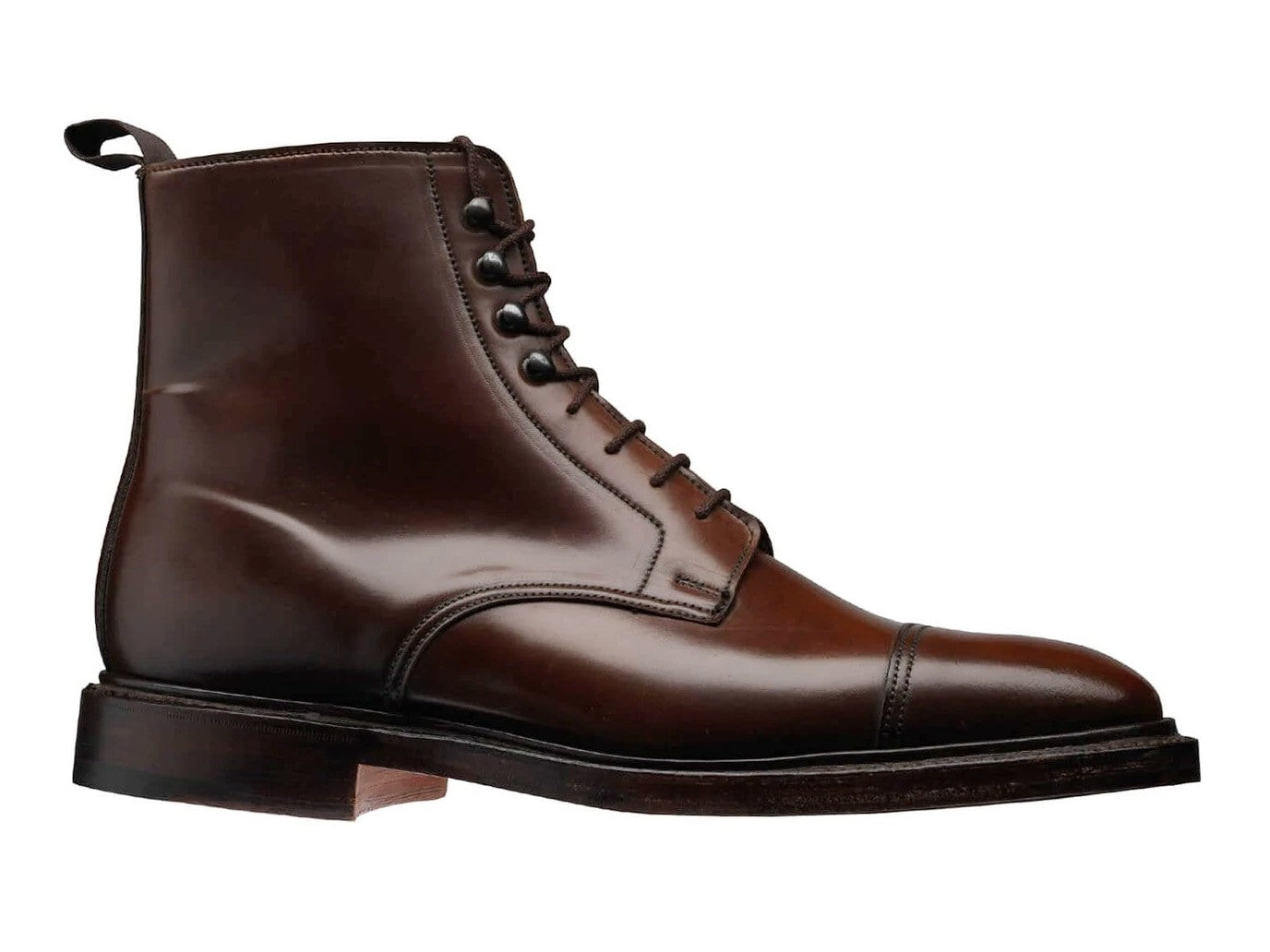 Crockett & Jones Harlech Dark Brown Shell Cordovan [PRE-ORDER] – Double ...