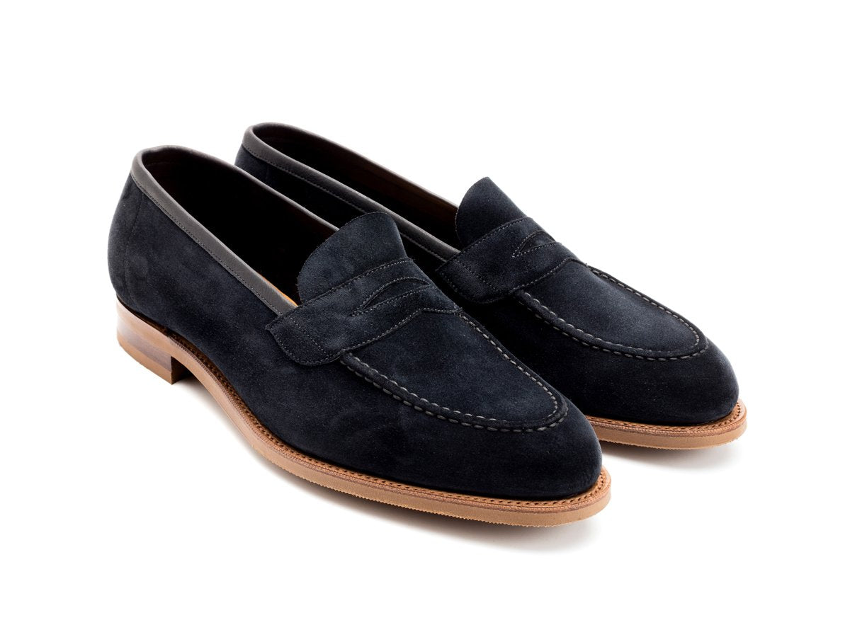 Ventnor Navy Suede – Double Monk
