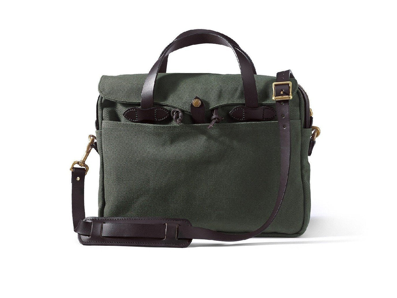 Original Briefcase Otter Green – Double Monk