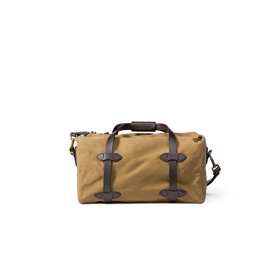 Back view of Filson Small Duffle bag in tan